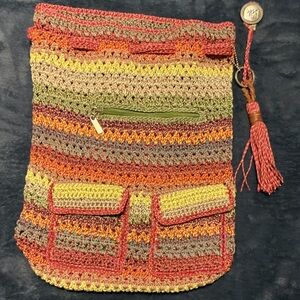 The Sak Colorful Crochet Backpack